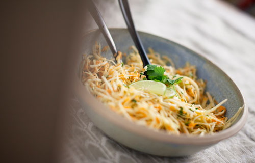 koriandersallad. foto: Torbjörn Lagerwall